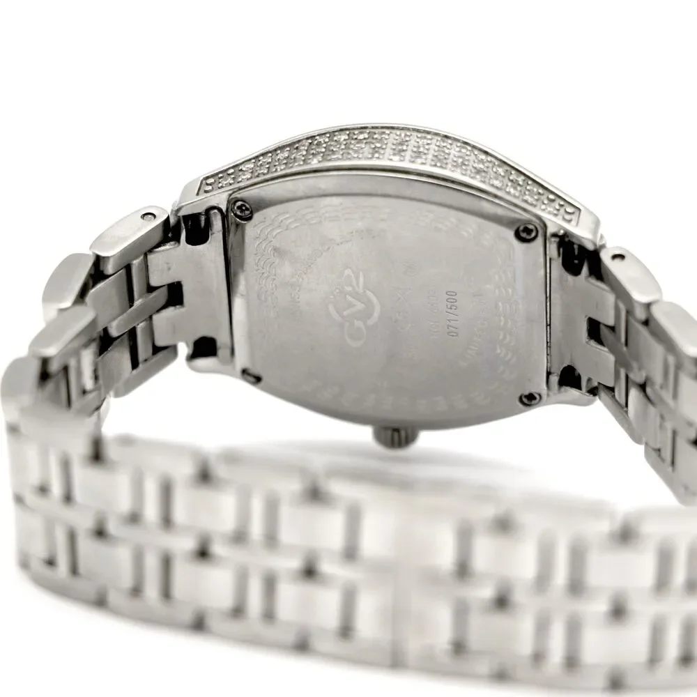 Gevril GV2 Luxury MOP Diamond Tonneau Swiss Made Watch